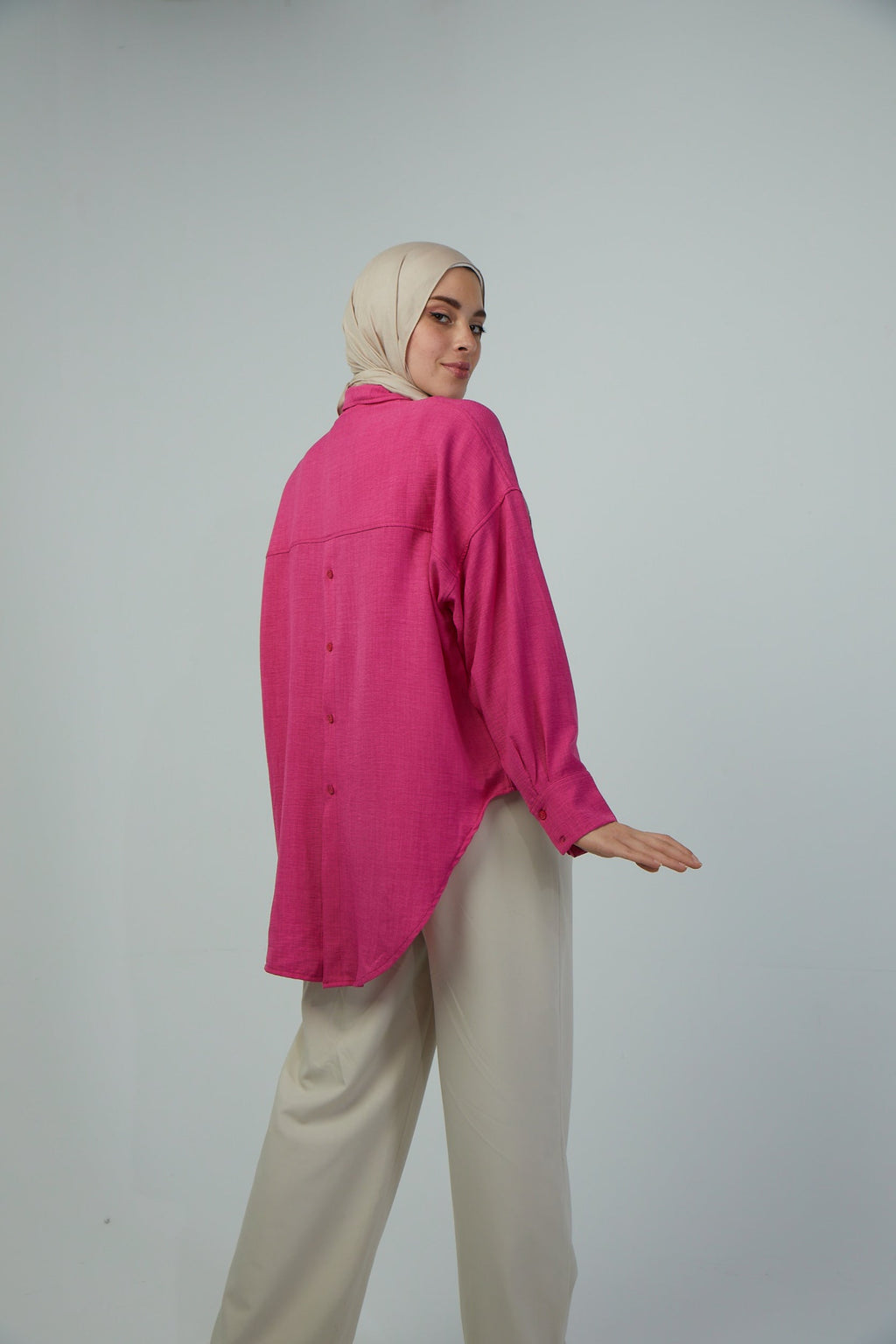 Miss Popular Shirt with back buttons