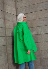 The pocket chemise in Green