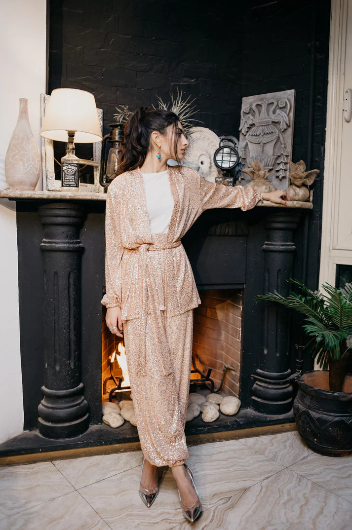 Rose gold elle set