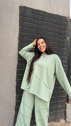 The Everyday Cotton Wide-leg pants Co-ord