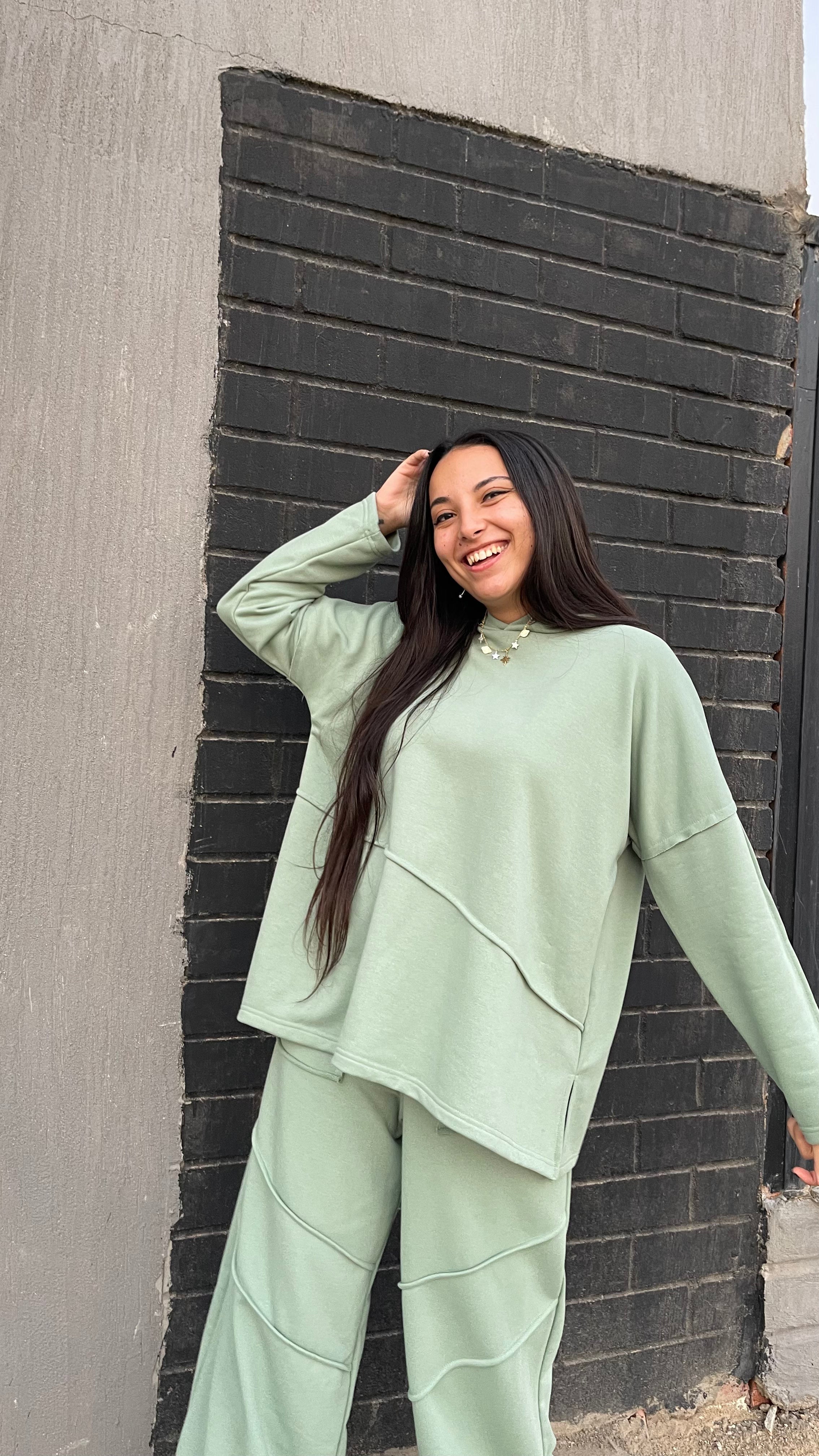 The Everyday Cotton Wide-leg pants Co-ord