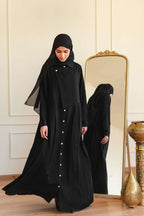 Noir Gold Abaya 040