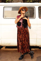 Leopard skirt