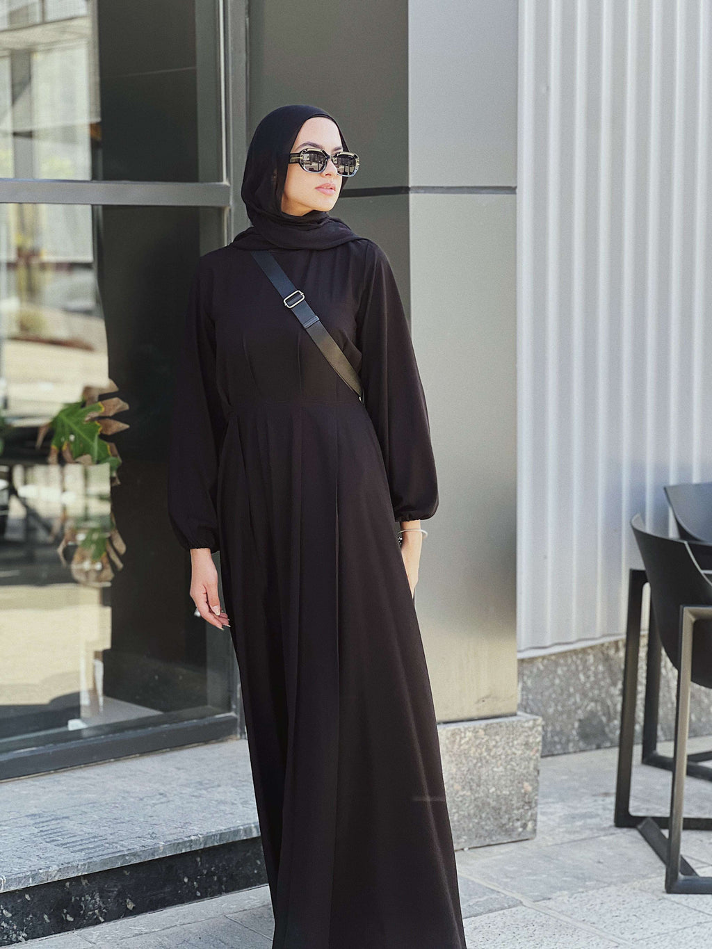 Triple Fold Abaya 026