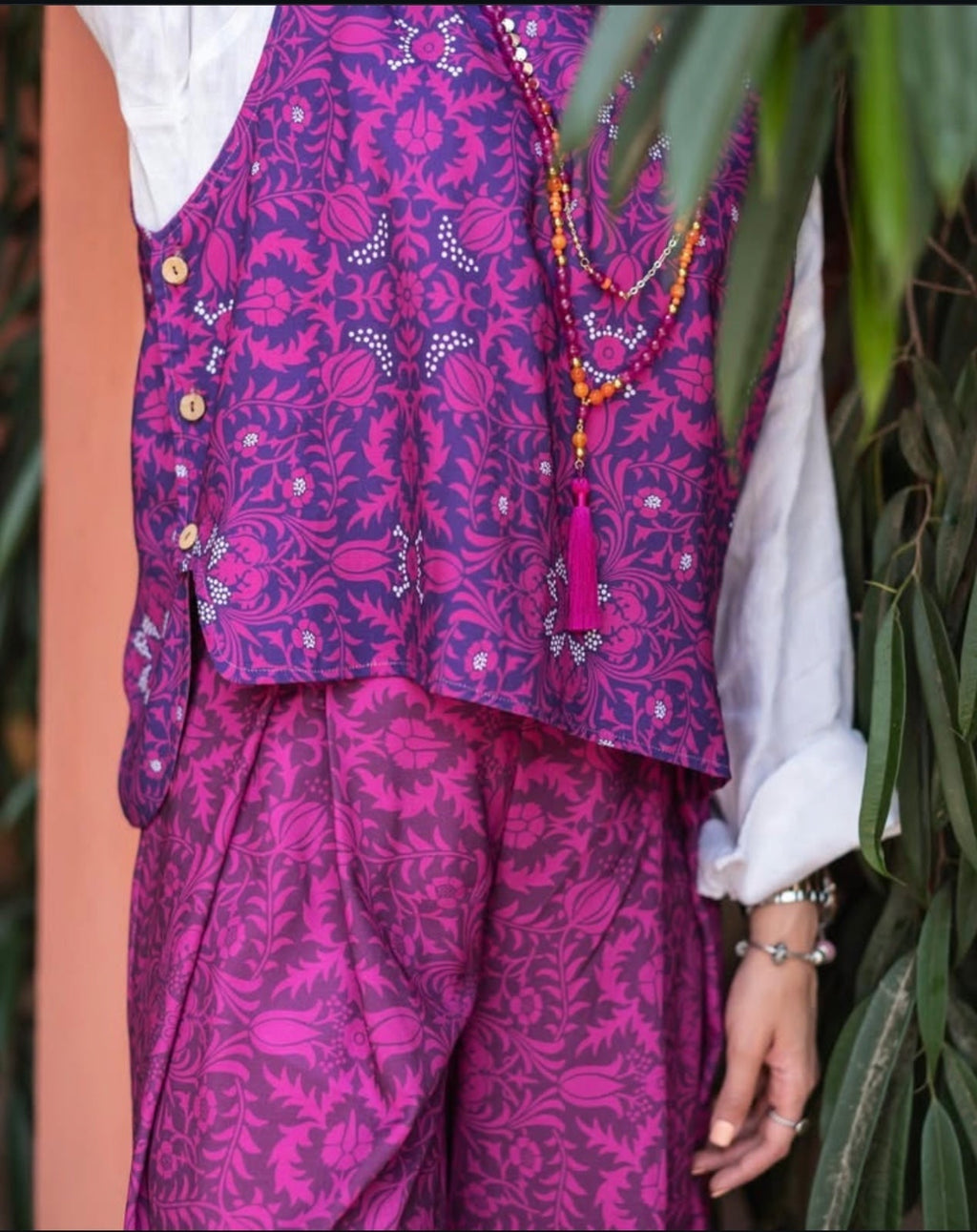 Bombay vest in Purple