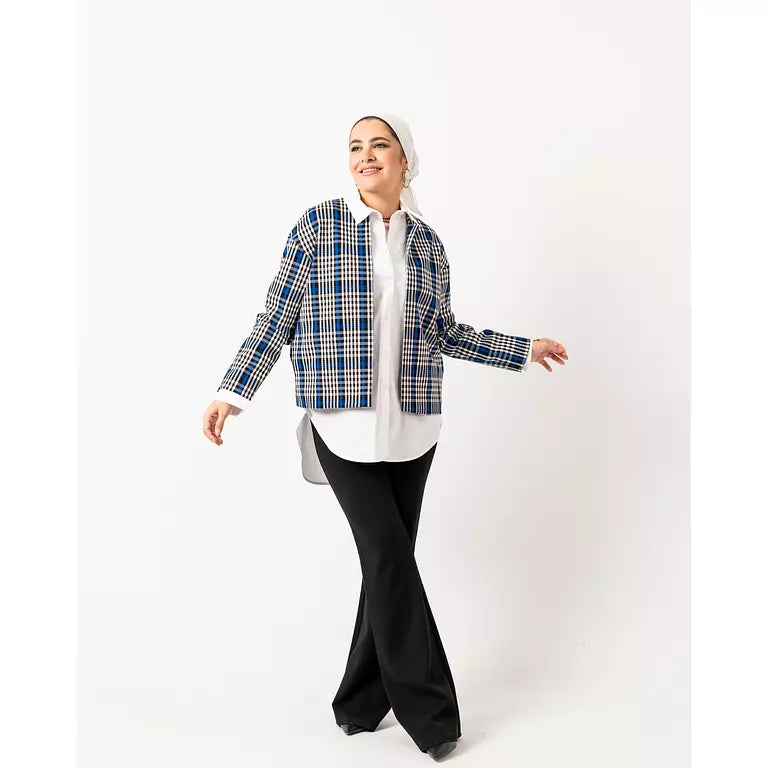 Checkered Blazer