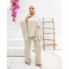 Striped linen pants