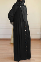 Noir Gold Abaya 040