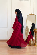 Pleated Hemline Kaftan 022 (Color)