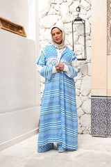 Arabisk Kaftan- Blue