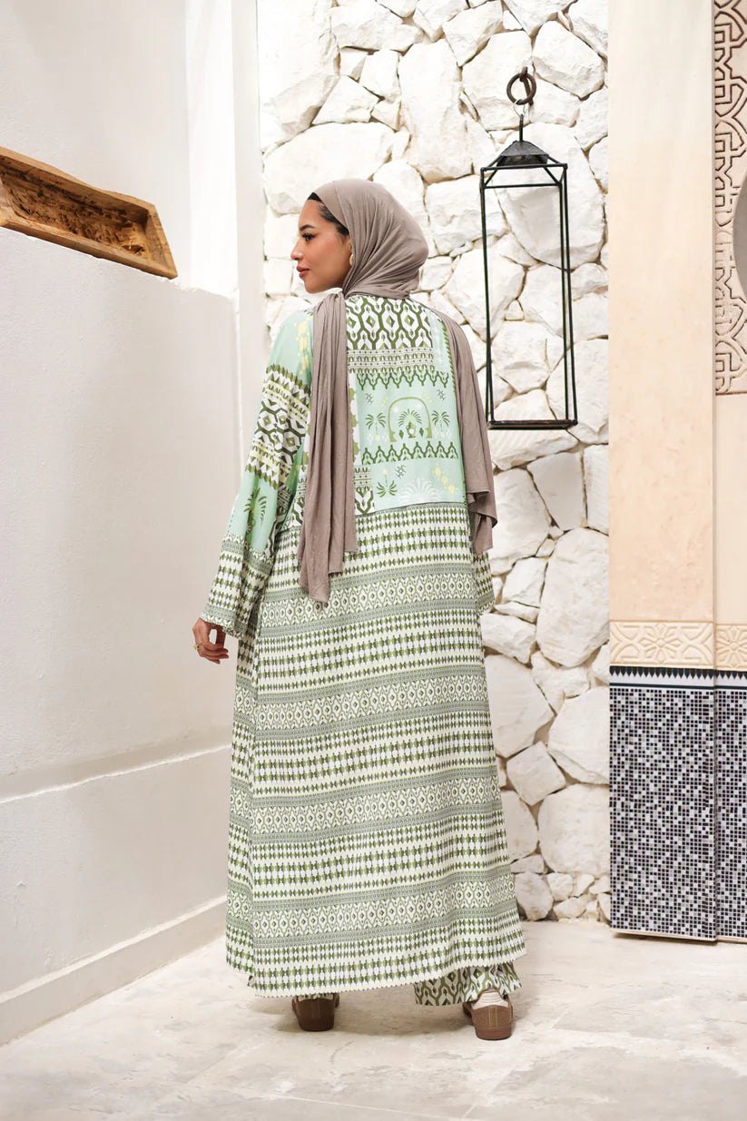 Arabisk Kaftan- Olive