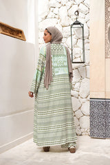 Arabisk Kaftan- Olive