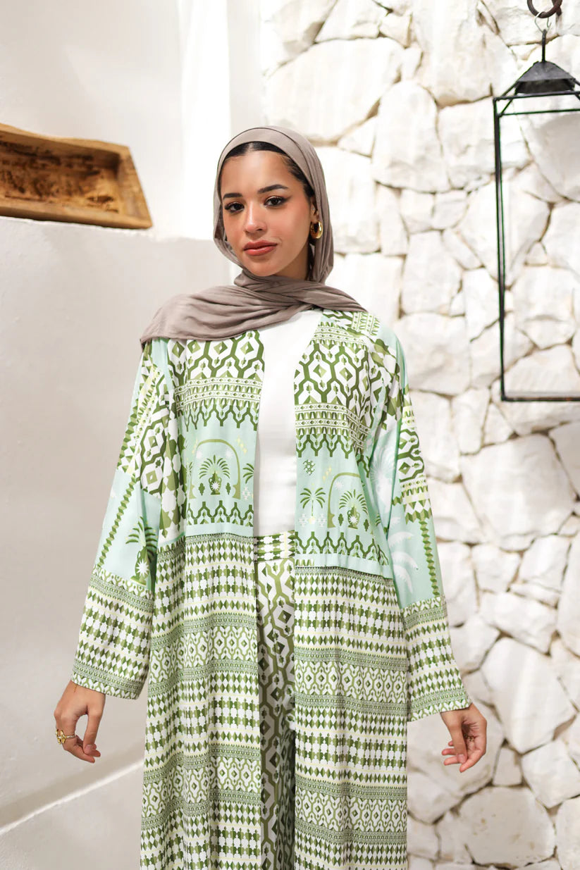 Arabisk Kaftan- Olive