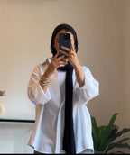 Essential linen Shirt -White