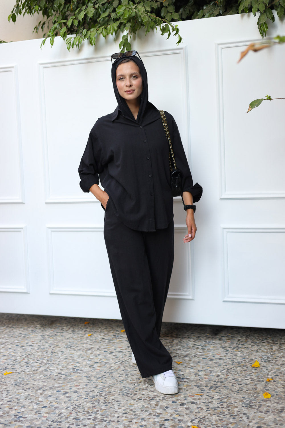 Essential linen Set - Black