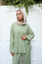 Essential linen Set - Olive