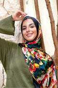 Royal Blossom - Silk Hijab