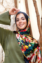 Royal Blossom - Silk Hijab