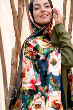 Royal Blossom - Silk Hijab
