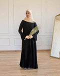 Black Orchid Abaya 047 Ibriz Abaya