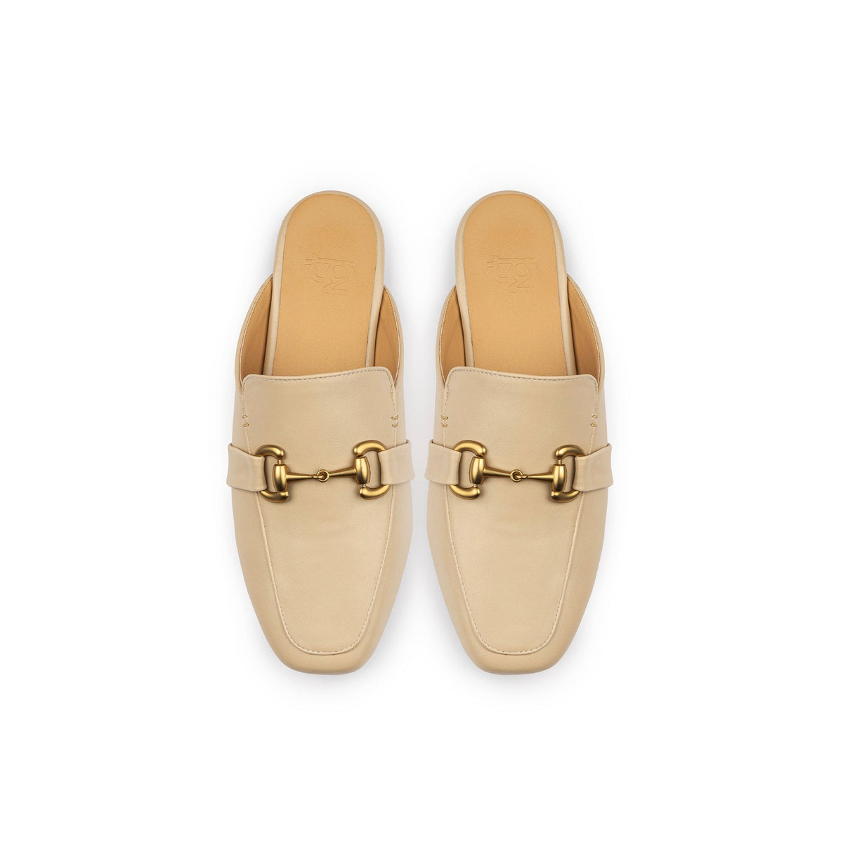 Mania Mules Nappa Beige 37