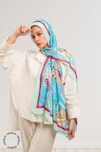 Turquoise Tranquility - Chiffon Hijab