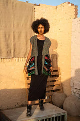 Nomad vest in reddish black