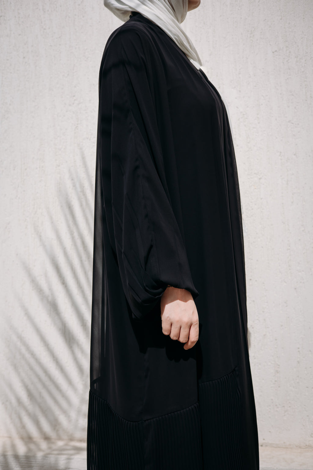 Pleated Hemline Kaftan 022