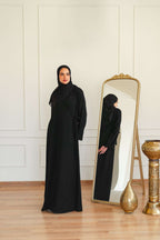 Bow Wrap Abaya 039