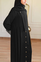 Noir Gold Abaya 040